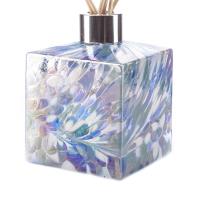 Amelia Art Glass Blue, Turquoise & White Square Reed Diffuser  Extra Image 1 Preview